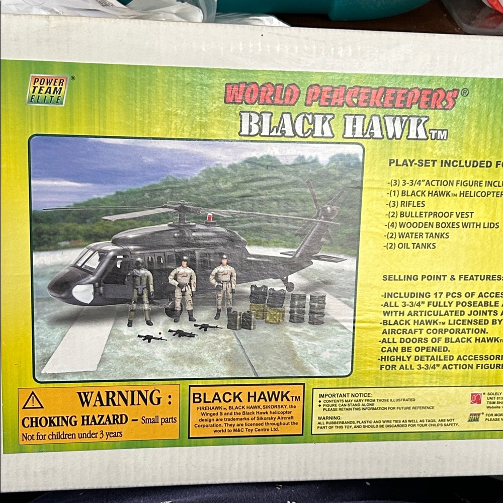Black Hawk Helicopter Playset